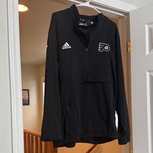NWT Adidas Black Philadelphia Flyers Jacket